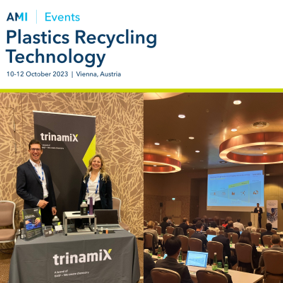 trinamiX at AMI Plastics Recycling Technology Conference Header