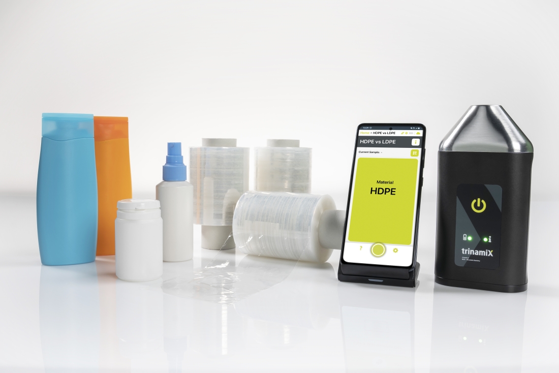 trinamiX NIR Spectroscopy Mobile NIR spectroscopy solution: Distinguishing between HDPE and LDPE at the blink of an eye